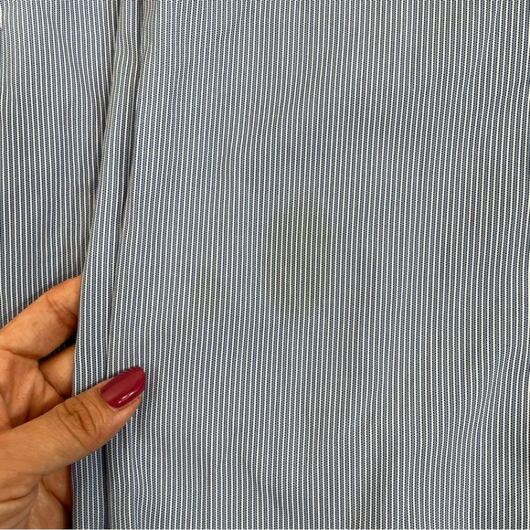 Tommy Hilfiger Blue Stripe Button Down Shirt - Picture 7 of 8